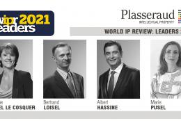 Four Plasseraud IP's experts recognised "WIPR Leaders 2021"